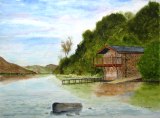 38 - David Partington - Boathouse, Ullswater - Watercolour.JPG